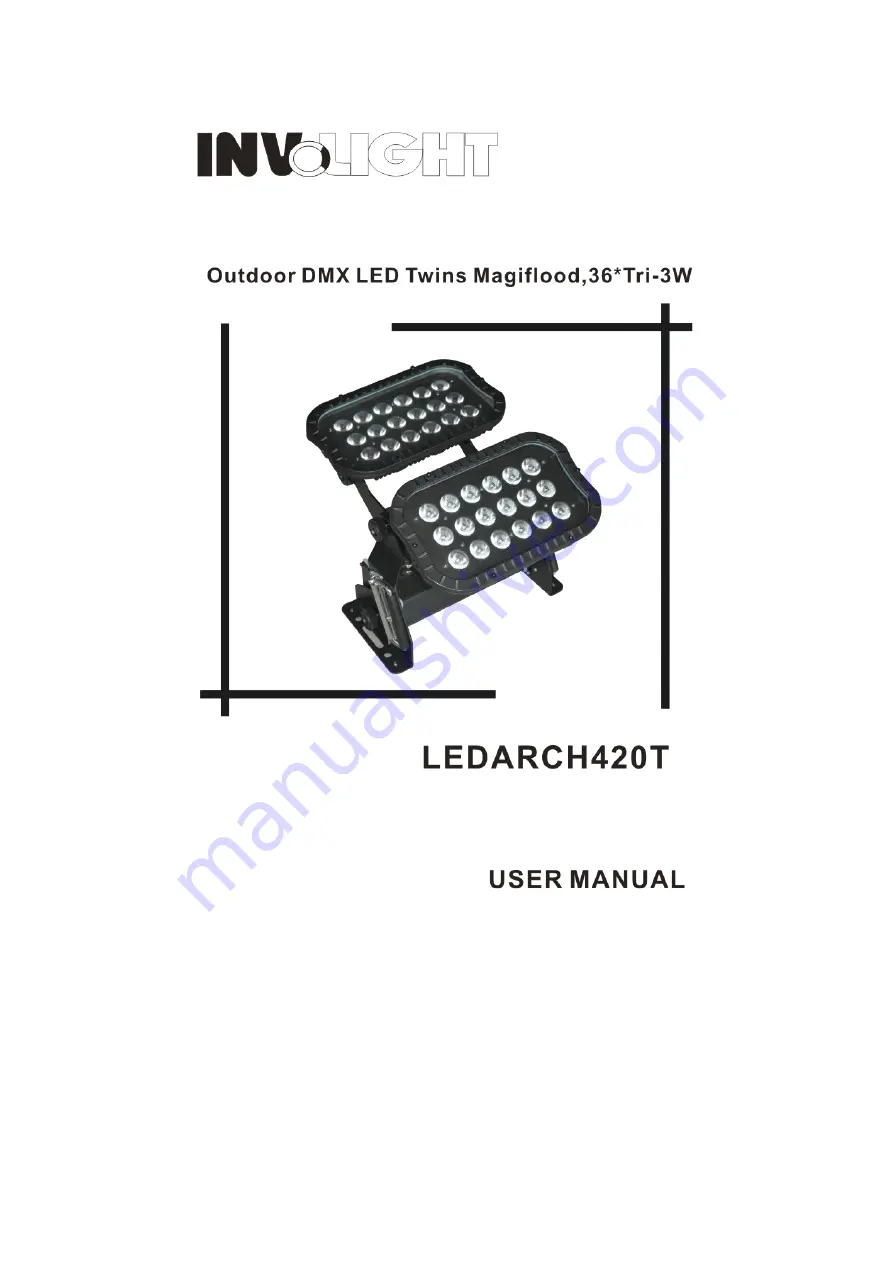 involight LEDARCH420T Скачать руководство пользователя страница 1