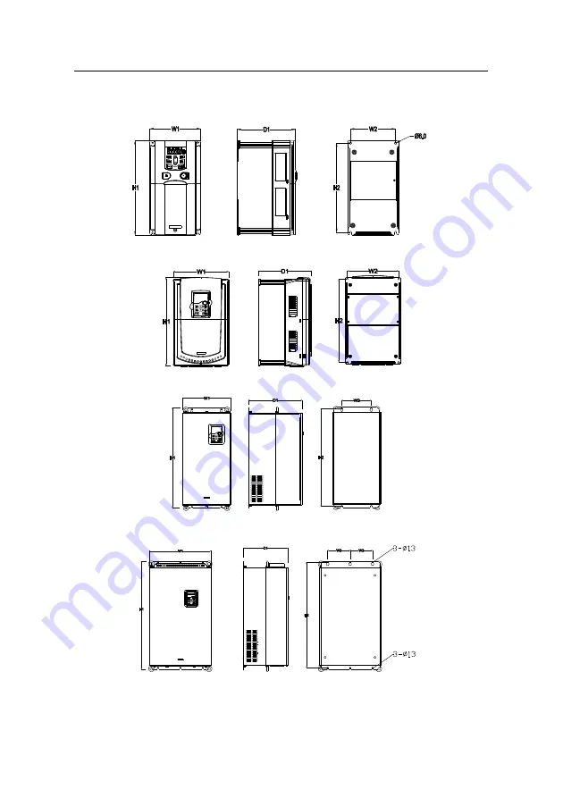 INVT GD200L-004G-4 Operation Manual Download Page 170