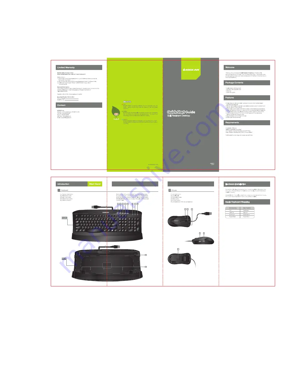 IOGear GKM512 Quick Start Manual Download Page 1