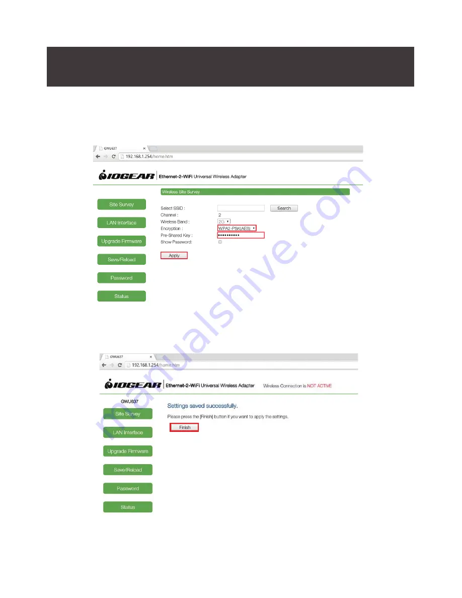 IOGear GWU637 User Manual Download Page 47