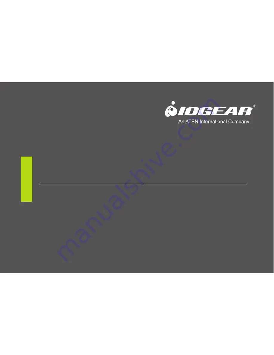 IOGear M1087-b User Manual Download Page 1