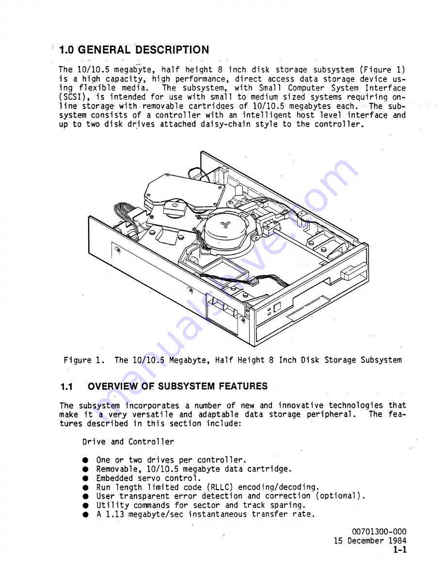 Iomega ALPHA 10.5H Technical Description Manual Download Page 9