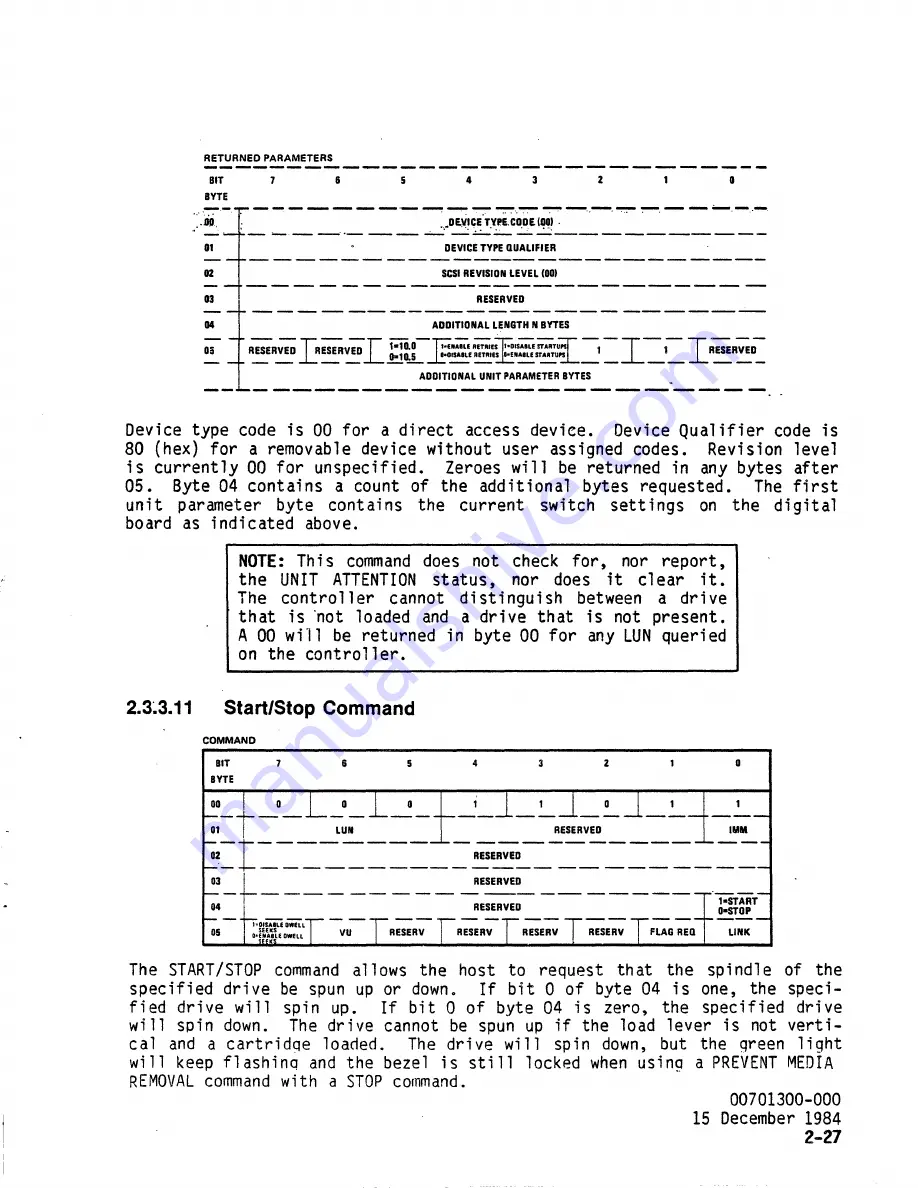 Iomega ALPHA 10.5H Technical Description Manual Download Page 54