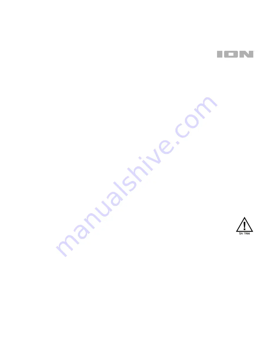 ION AIR CD Quick Start Manual Download Page 9