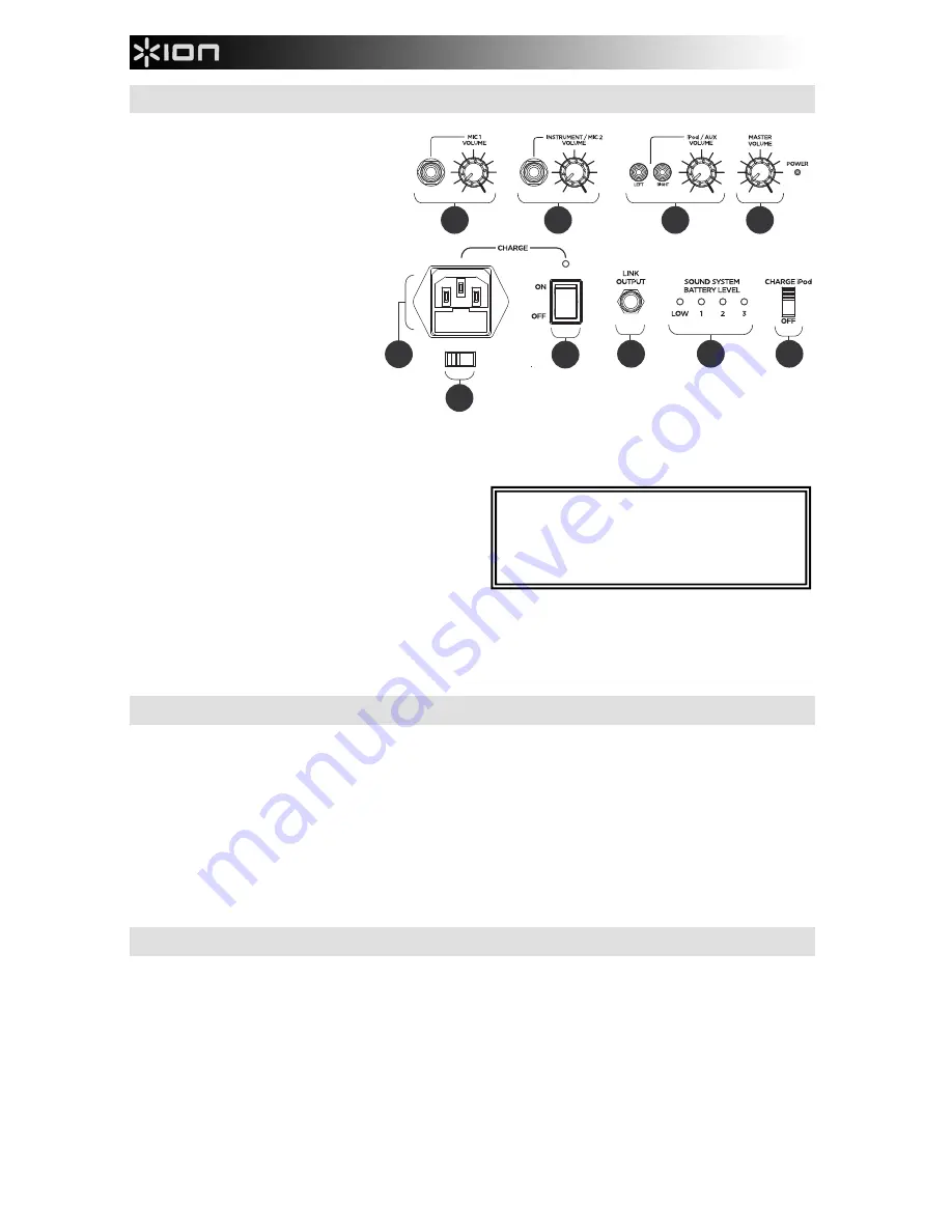 ION BLOCK ROCKER BLUETOOTH Quick Start Manual Download Page 14