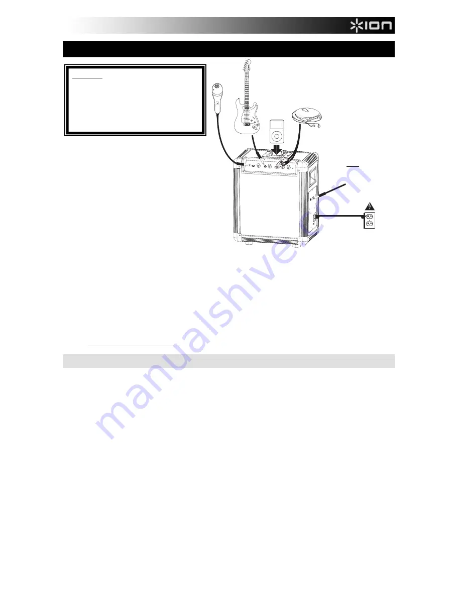 ION BLOCK ROCKER BLUETOOTH Quick Start Manual Download Page 15