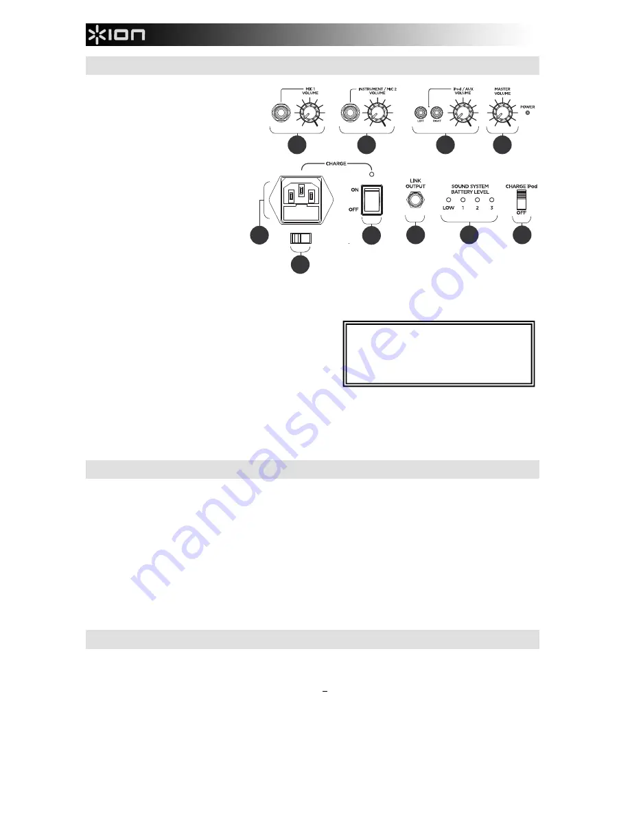 ION BLOCK ROCKER BLUETOOTH Скачать руководство пользователя страница 16