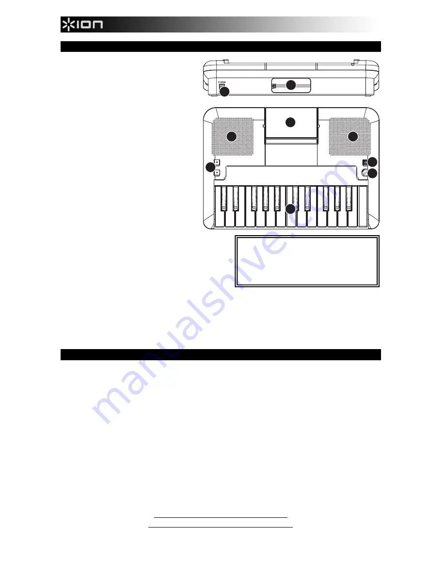 ION piano apprentice Quick Start Manual Download Page 6