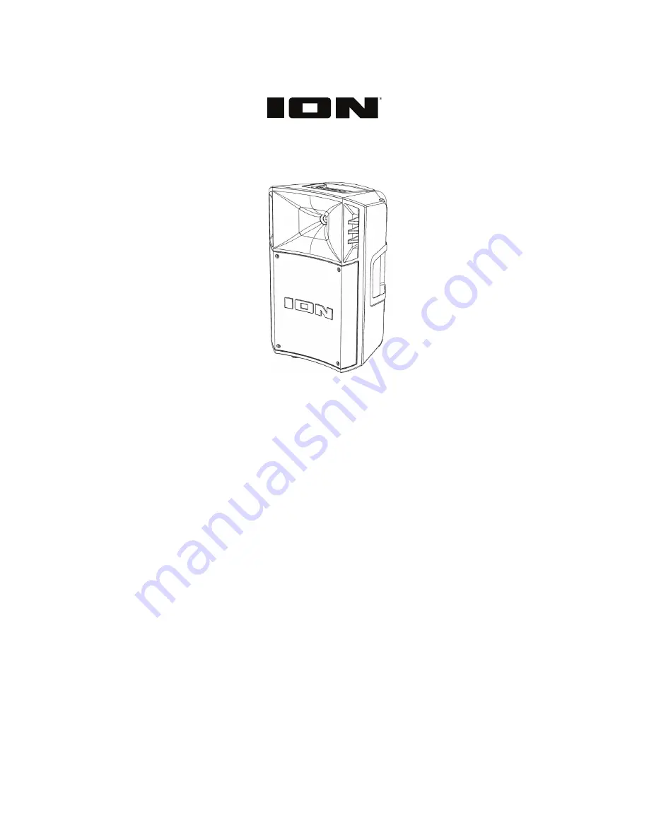 ION POWER GLOW 300 Quick Start Manual Download Page 1