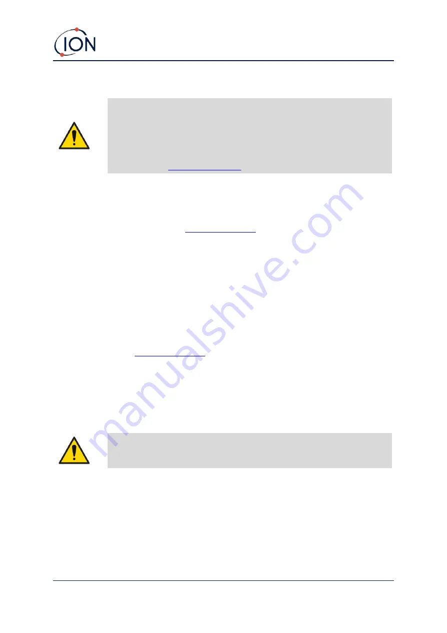 ION TIGER XTL Instrument User Manual Download Page 45