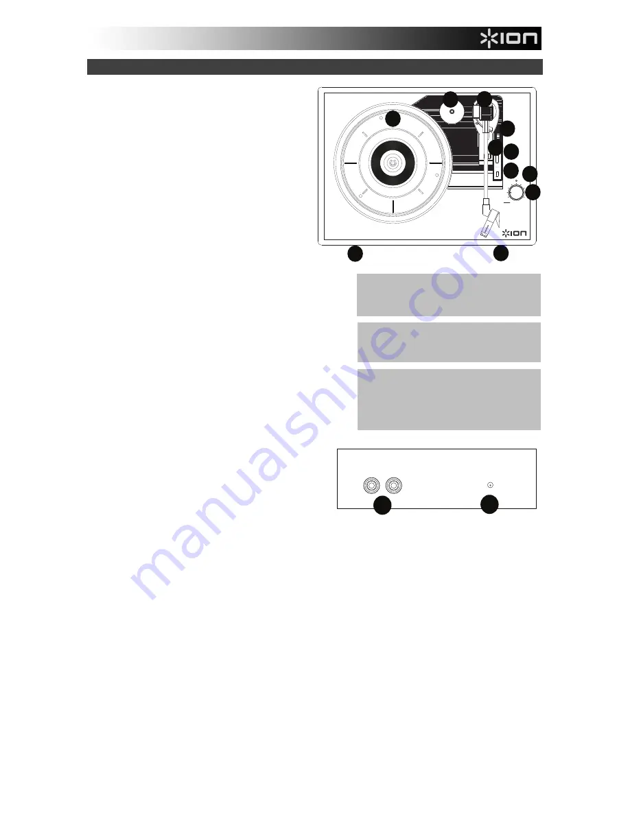 ION Vinyl Transport Quick Start Manual Download Page 3