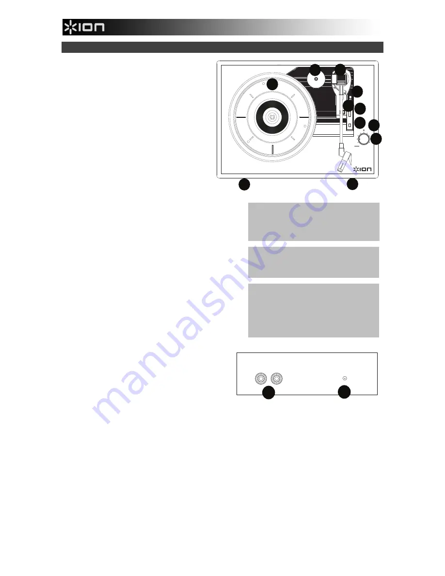 ION Vinyl Transport Quick Start Manual Download Page 12