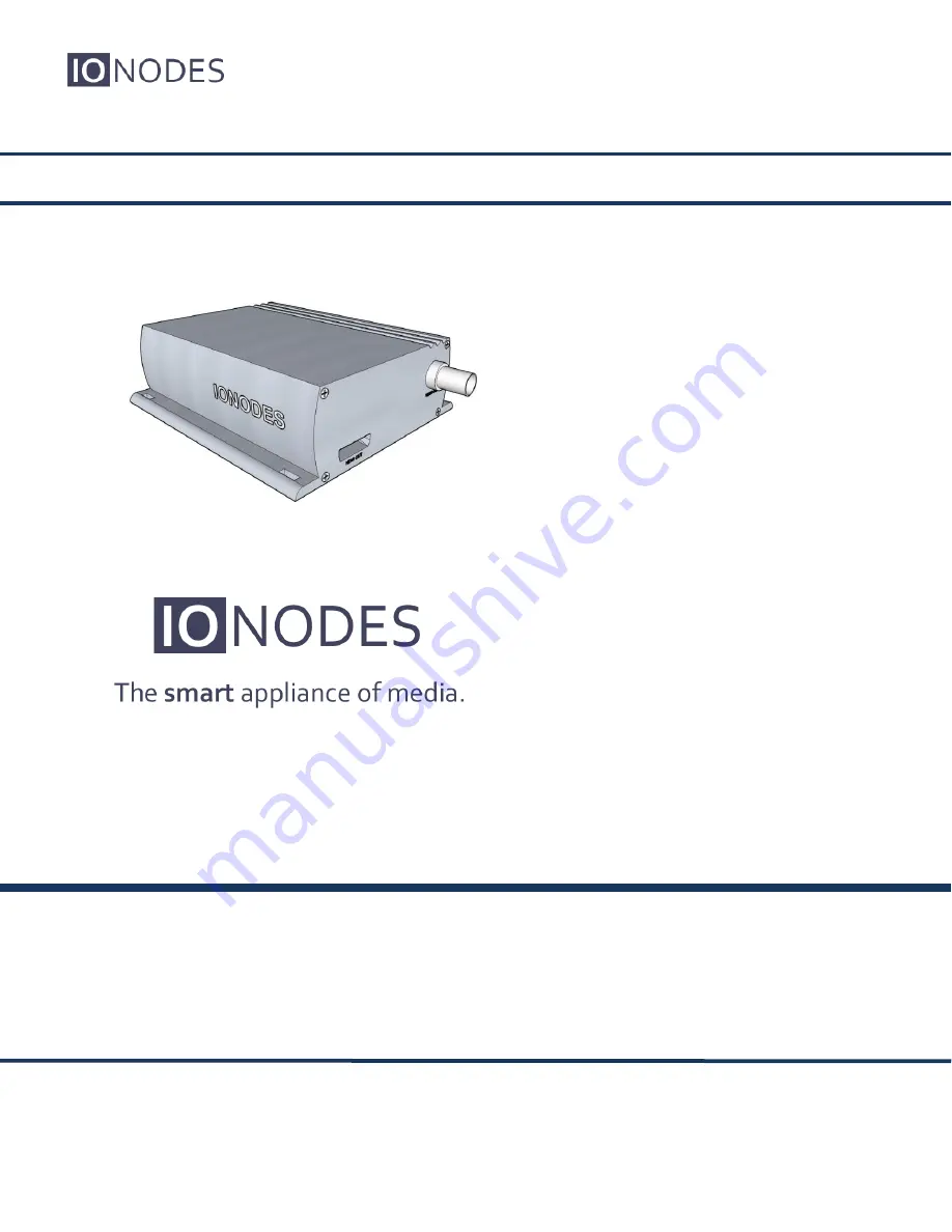 IONODES ION-R100 Скачать руководство пользователя страница 1