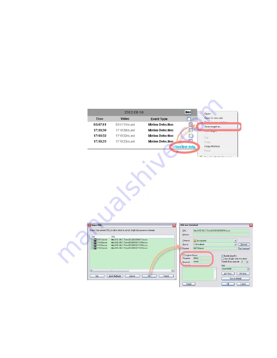 IP Camera 5 MEGAPIXEL User Manual Download Page 60