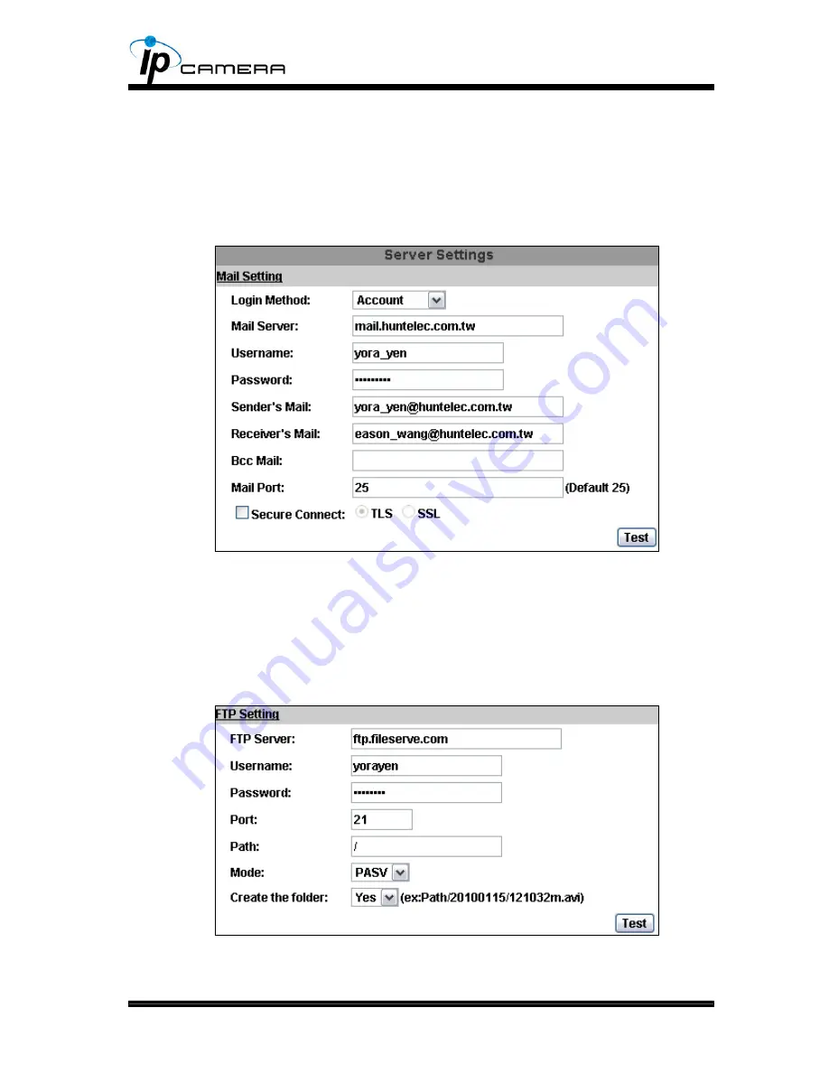 IP Camera ATCP-VM501 User Manual Download Page 27