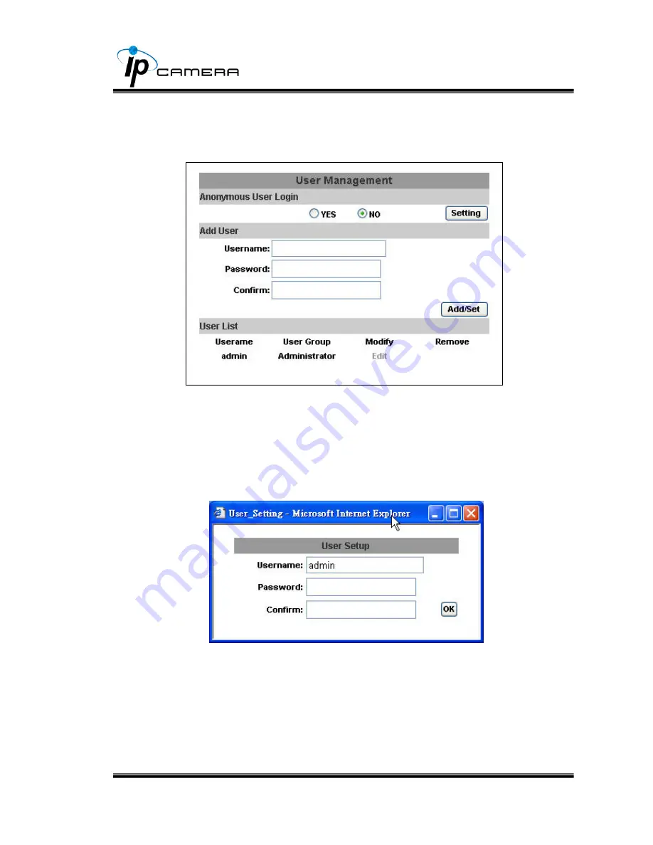 IP Camera HLV-1CM User Manual Download Page 19