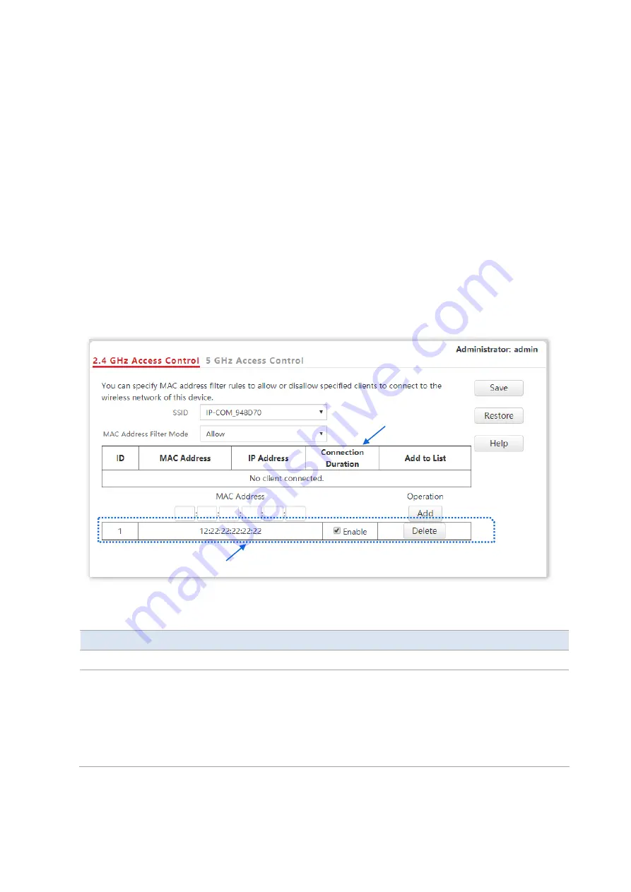 IP-COM In-wall AP Series User Manual Download Page 67