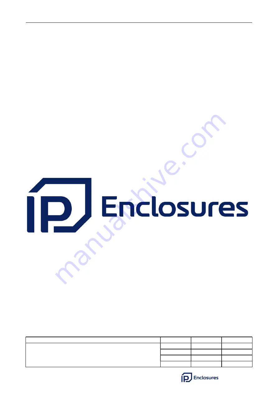 IP Enclosures IP-ACIWM035.001 User Manual Download Page 1