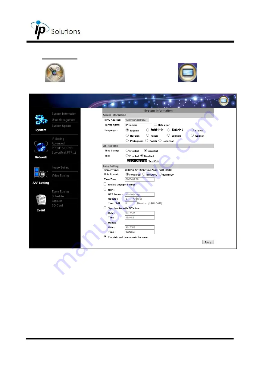 IP Solutions HLC-75KQ User Manual Download Page 66