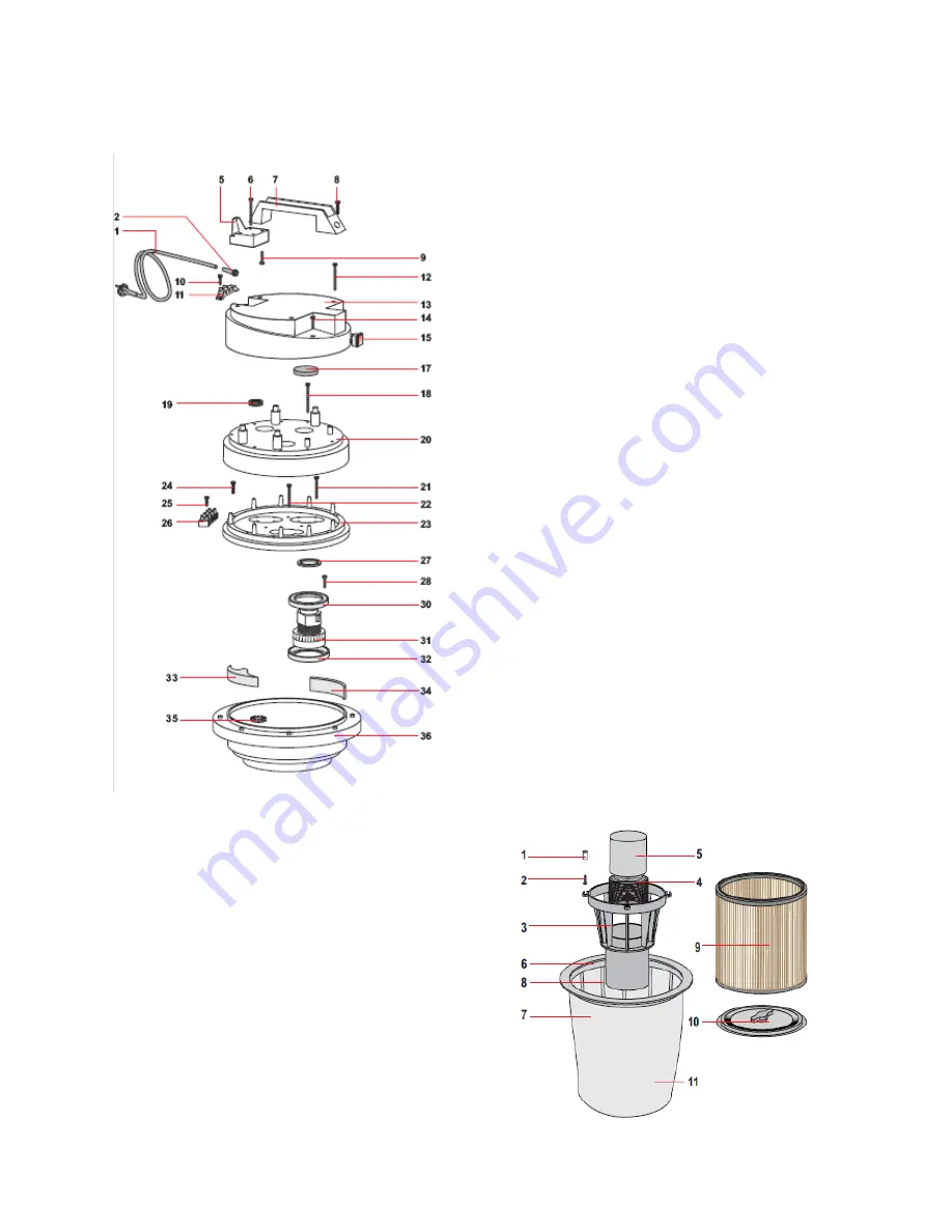 IPC Eagle Barrel Vac S9429BV Operation And Parts Manual Download Page 10