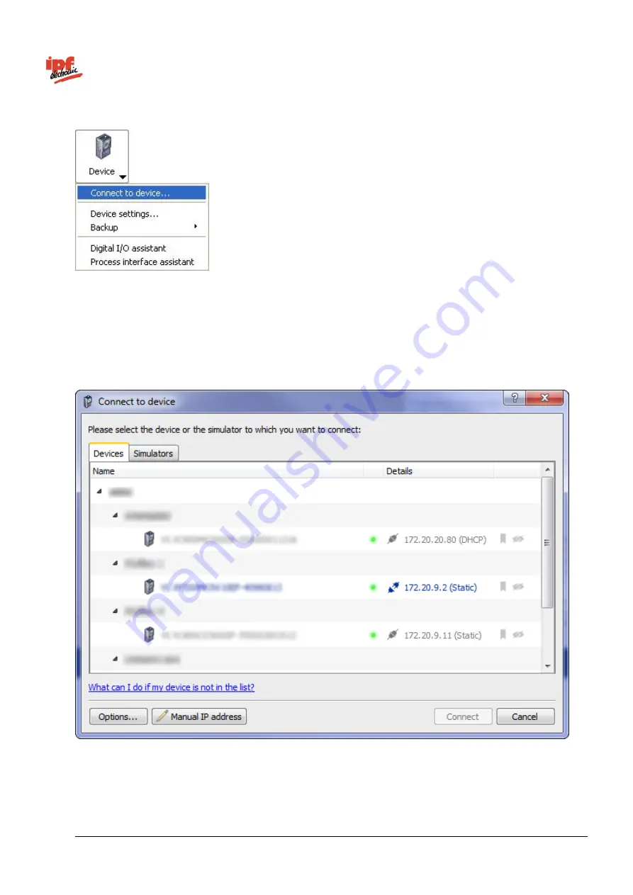 ipf electronic opti-check Technical Documentation Manual Download Page 73