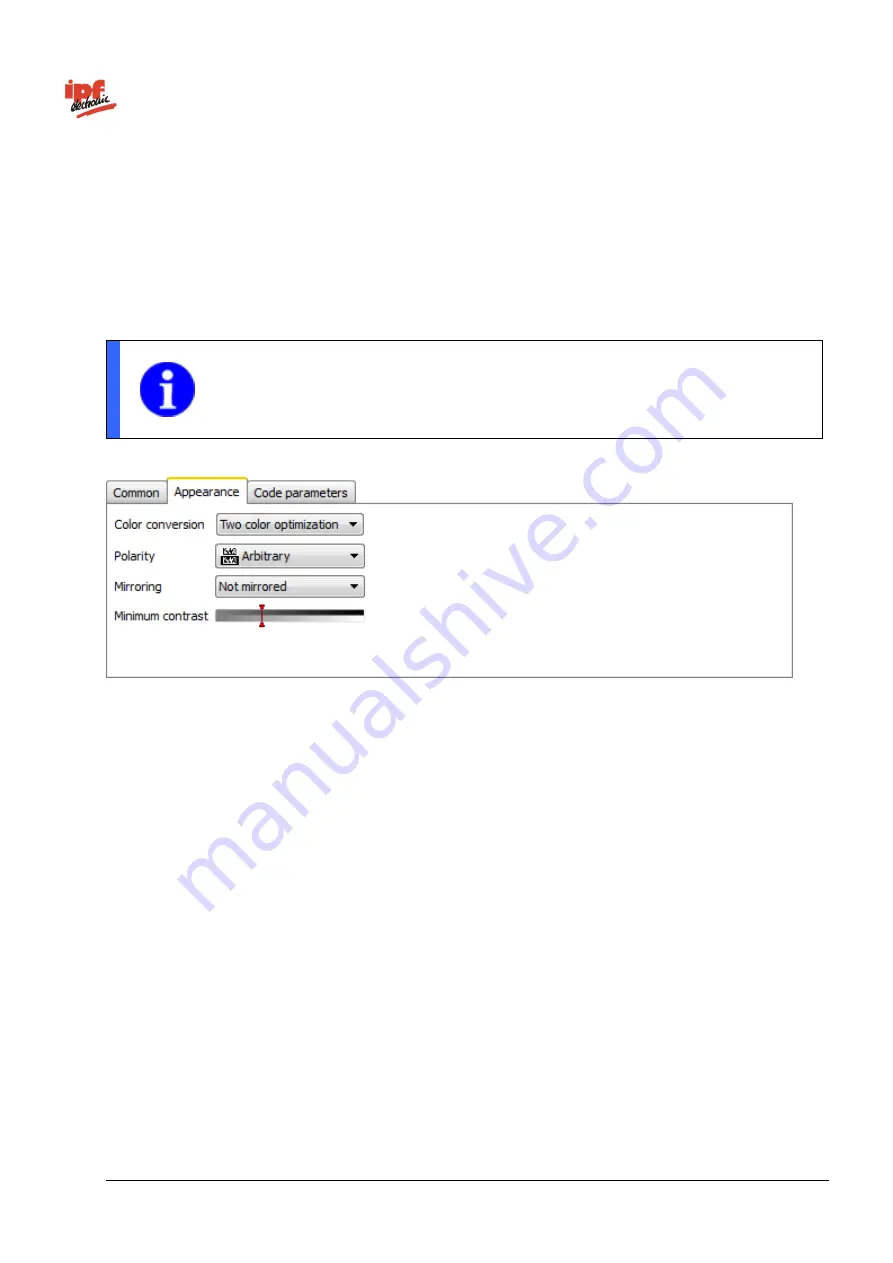 ipf electronic opti-check Technical Documentation Manual Download Page 213