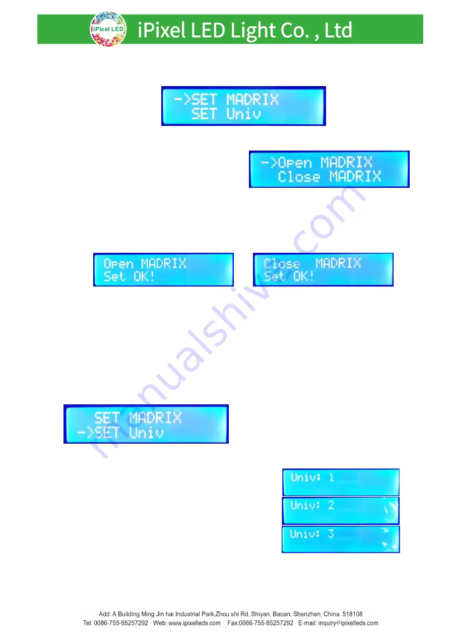 iPixel LED Light T-780K Operation Manual Download Page 20