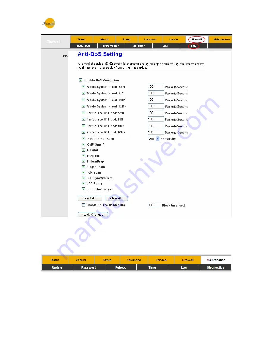 IPLink Technology IP-WDL-RT1T1R-B Скачать руководство пользователя страница 86