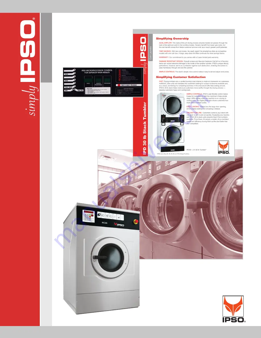 IPSO Washer Скачать руководство пользователя страница 1