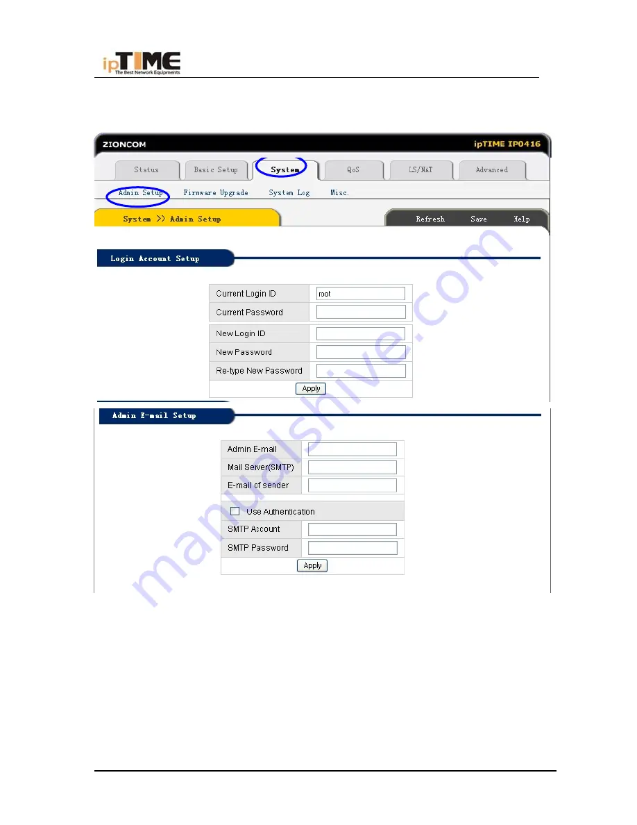 ipTime IP0416 Скачать руководство пользователя страница 60