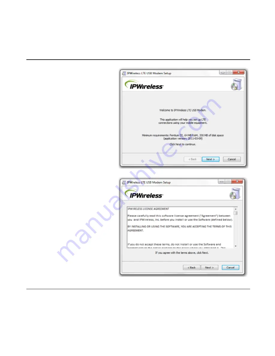 IPWireless LTE USB Modem Скачать руководство пользователя страница 10