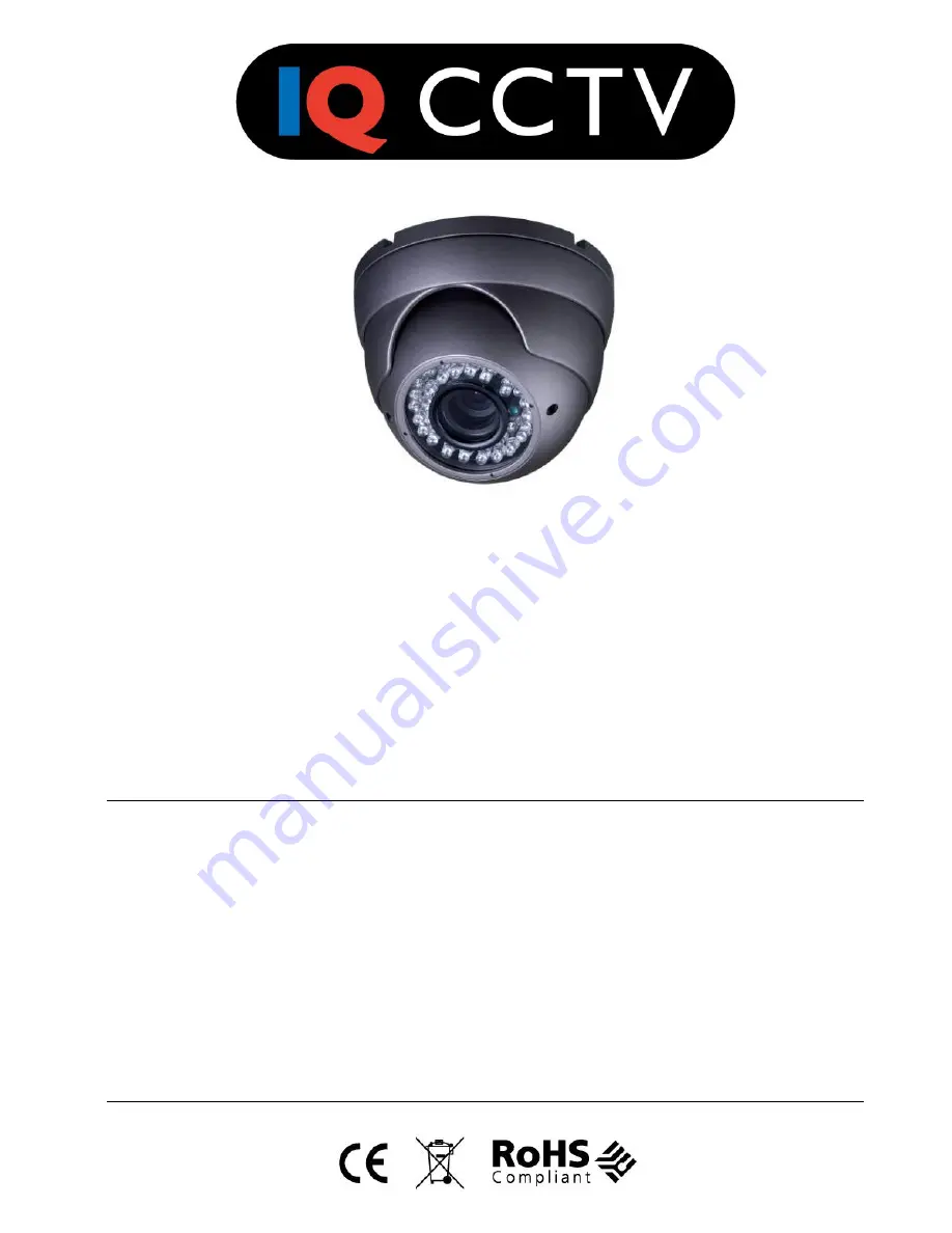 IQ CCTV IQC649V User Manual Download Page 1