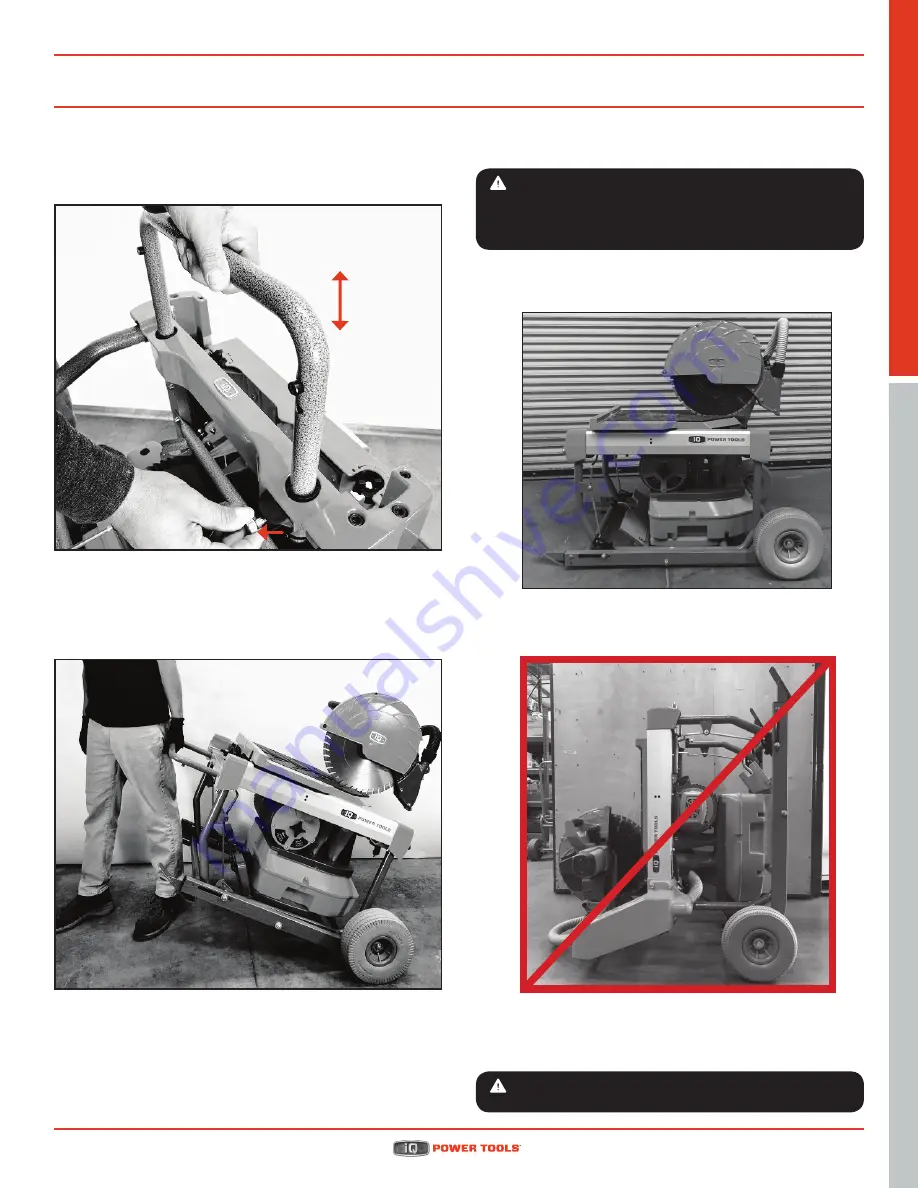 IQ Power Tools iQMS362-230V CE Operator'S Manual Download Page 35