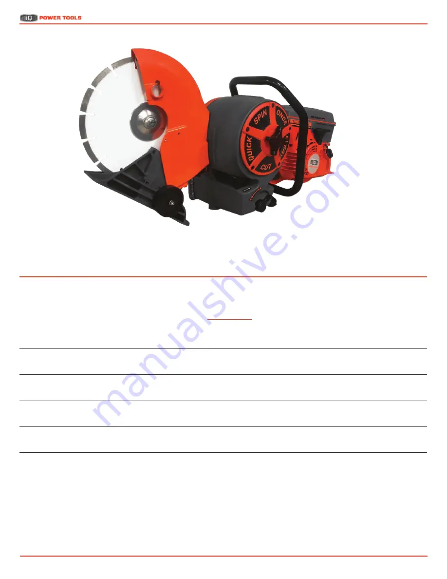 IQ Power Tools iQPC912VSK Installation Manual Download Page 5