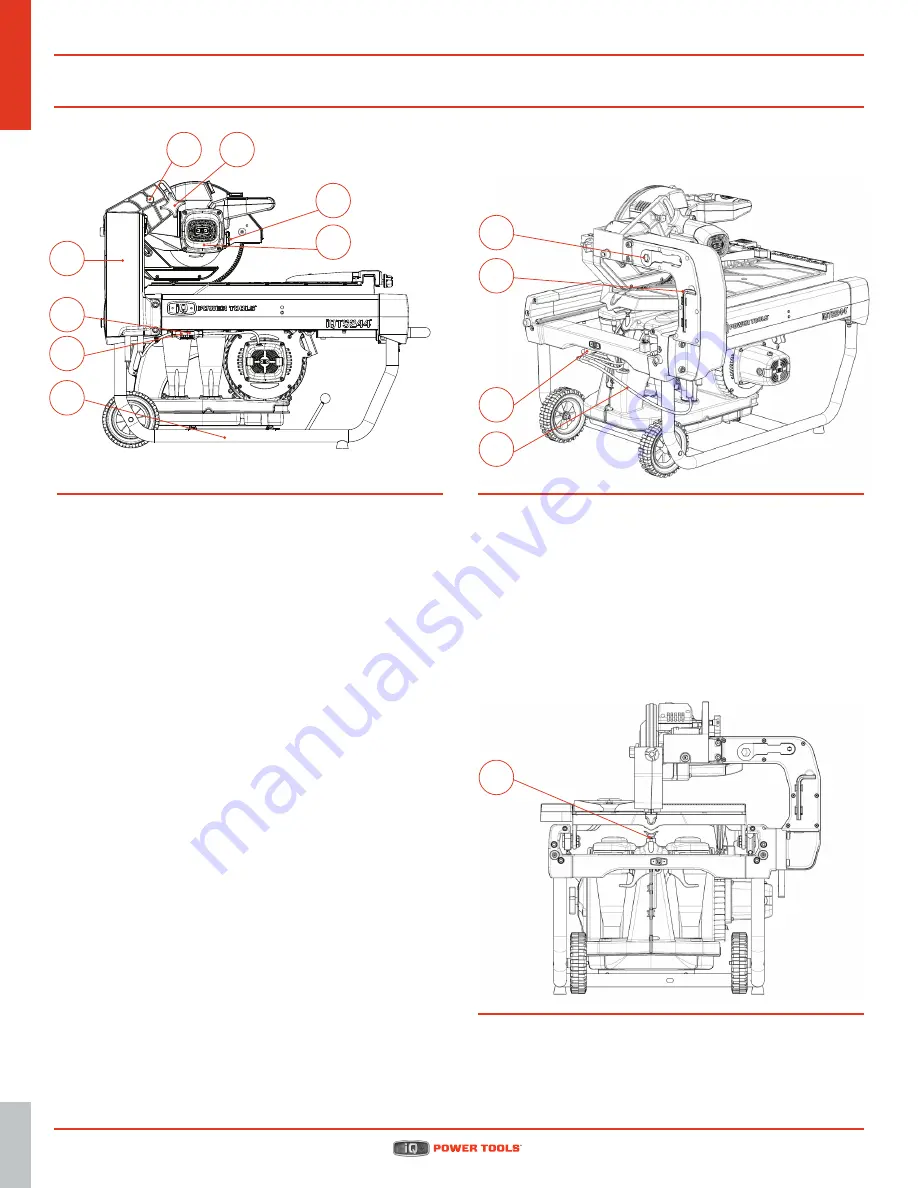 IQ Power Tools iQTS244-230V CE Operator'S Manual Download Page 10