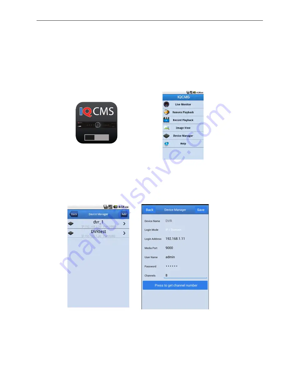 IQCCTV IQR960D16 User Manual Download Page 72