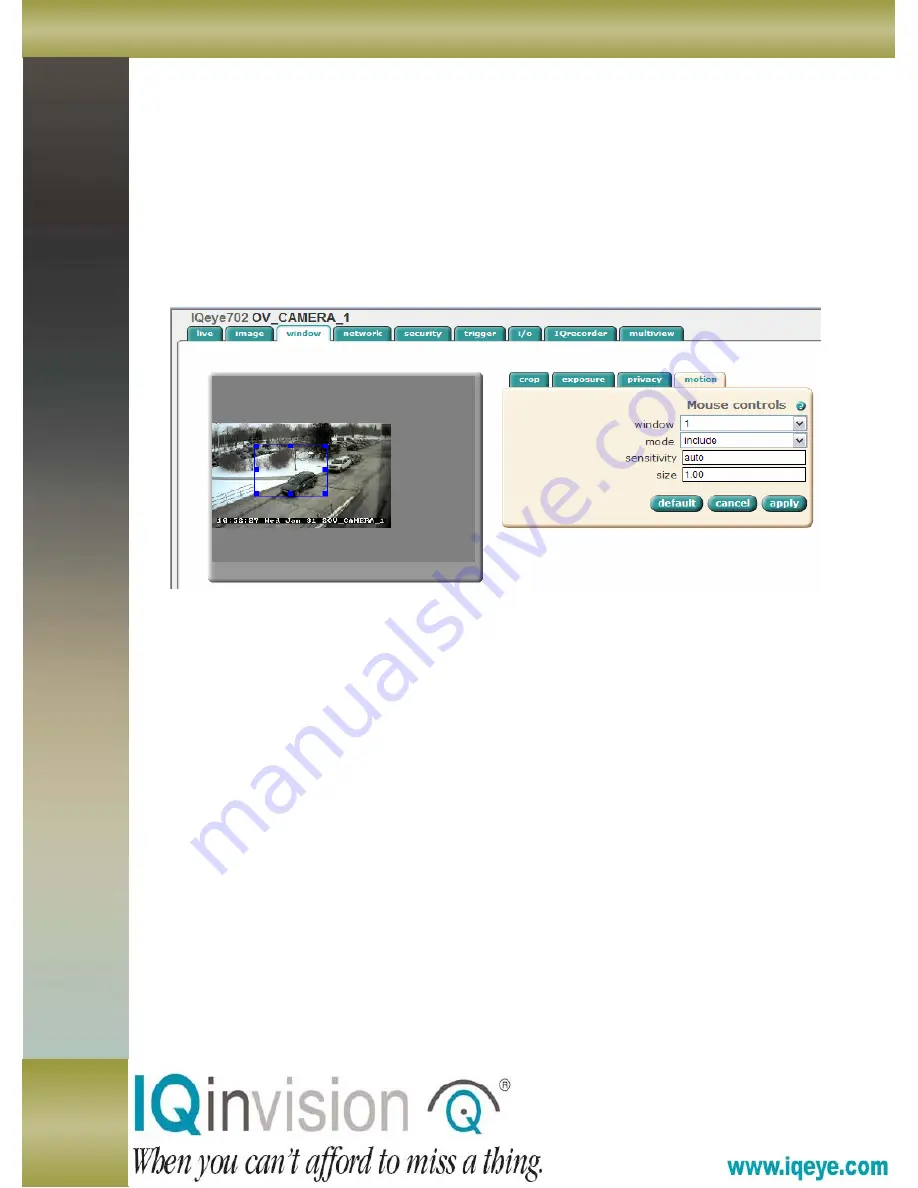 Iqinvision IQeye 7 Series Technical Training Manual Download Page 16