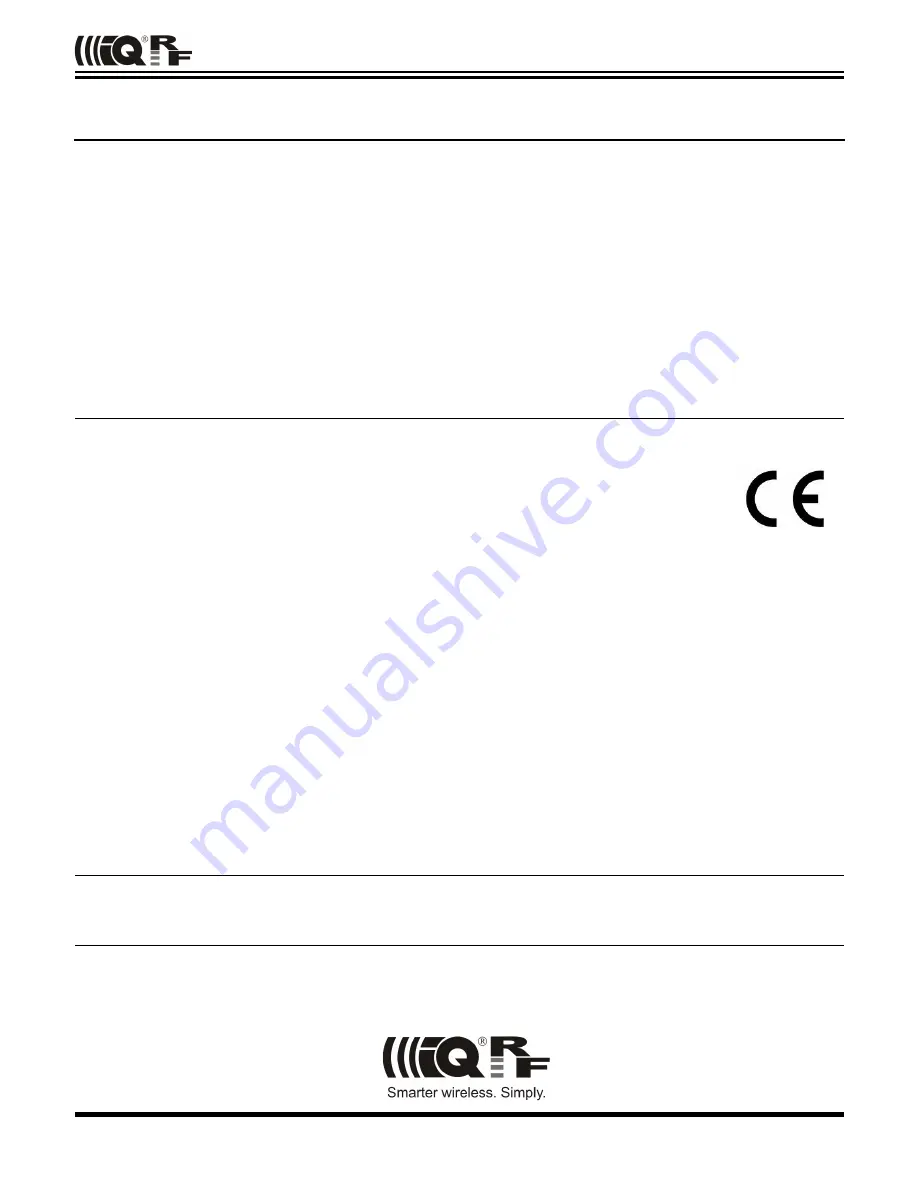 IQRF RC-04 User Manual Download Page 6