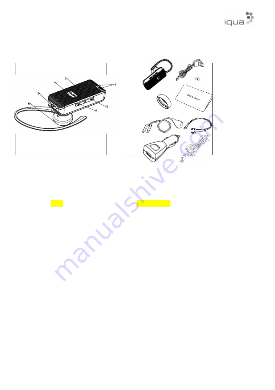 Iqua Elite BHS-808 Скачать руководство пользователя страница 1