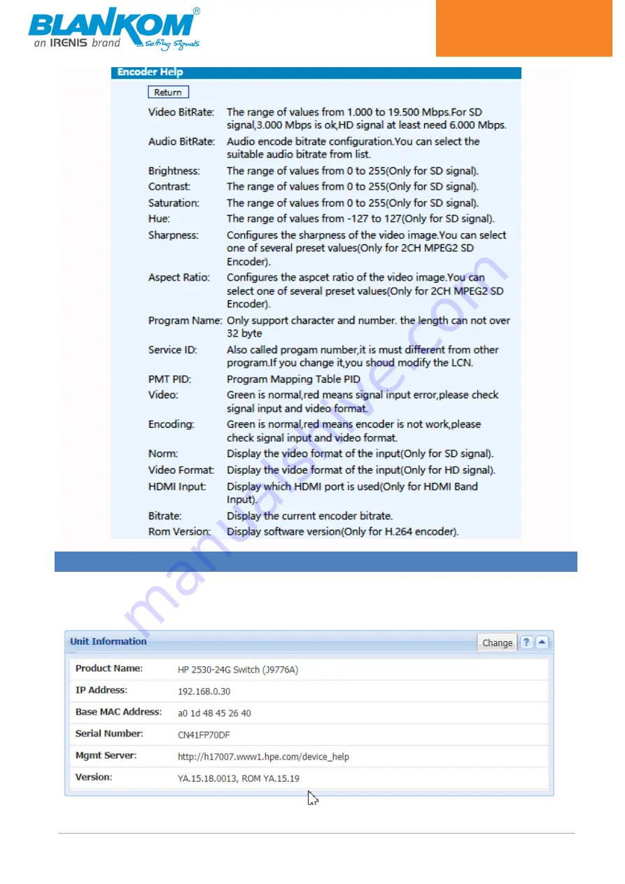 Irenis Blankom MPE-4400H Manual Download Page 11