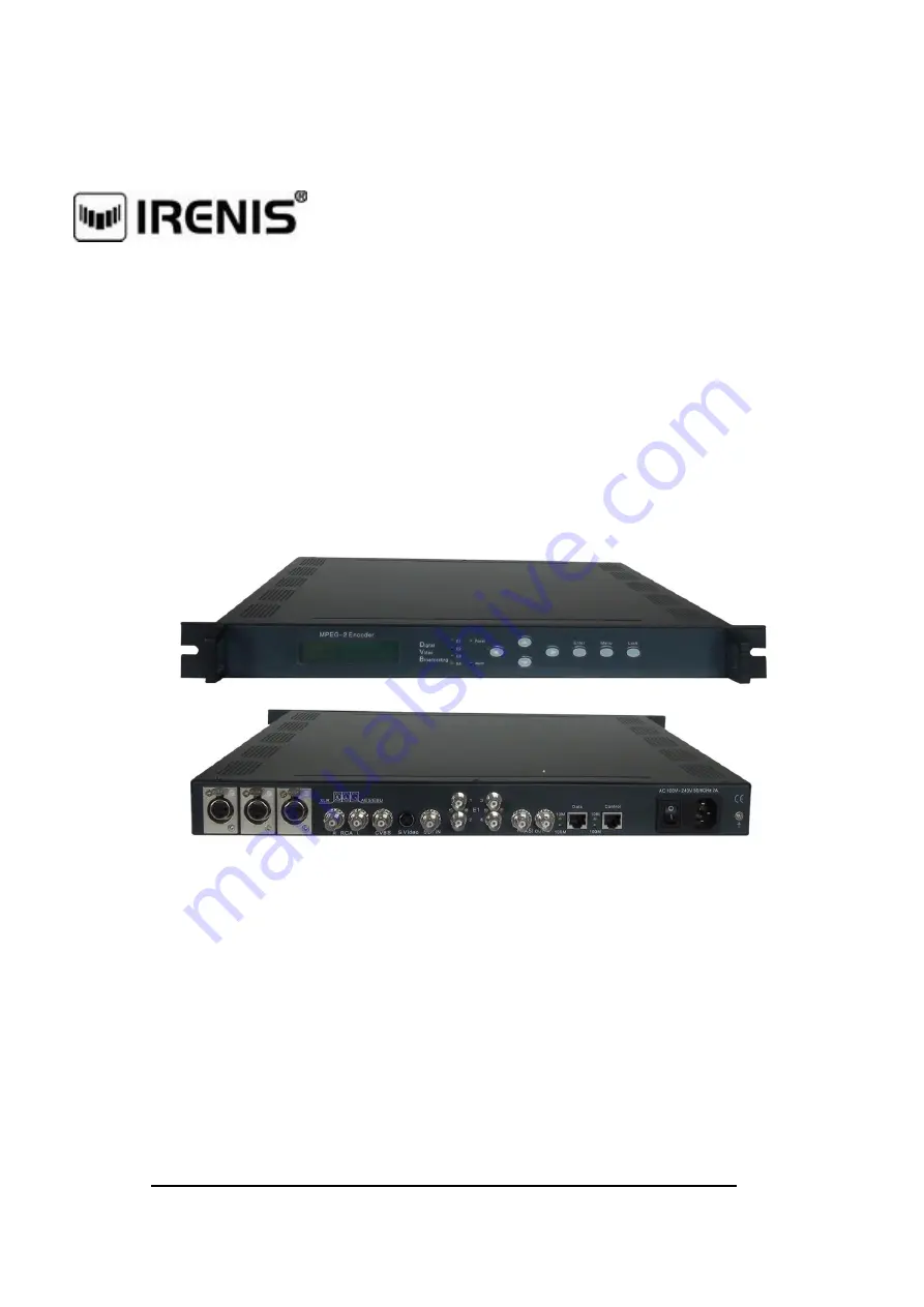 Irenis MPE-2000 User Manual Download Page 1