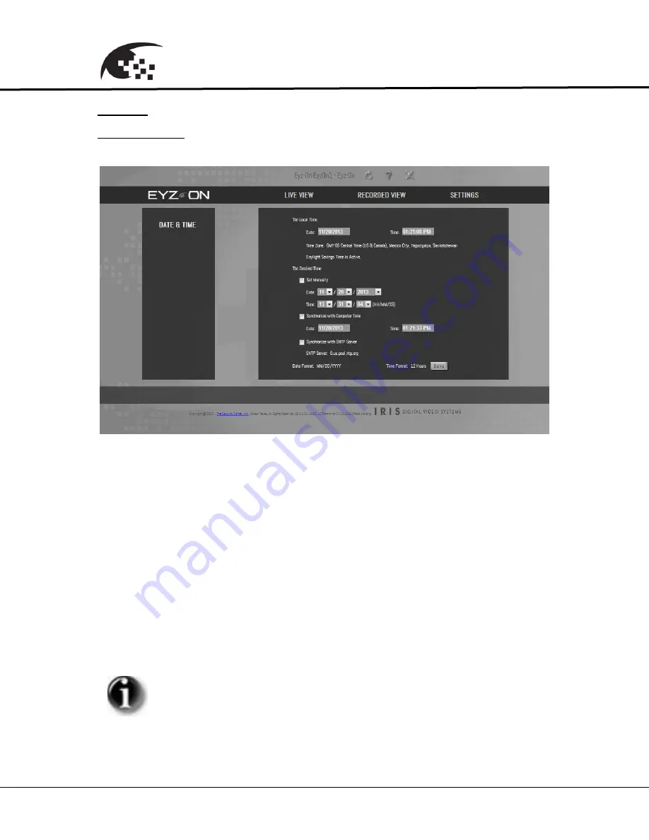 IRIS Eyz-On CVR User Manual Download Page 19