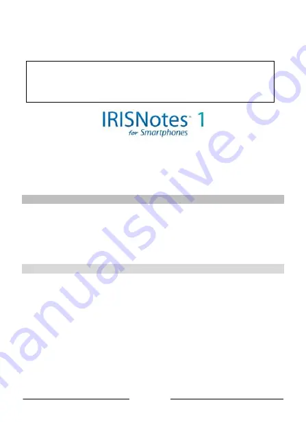 IRIS IRISNotes 1.0 Скачать руководство пользователя страница 10