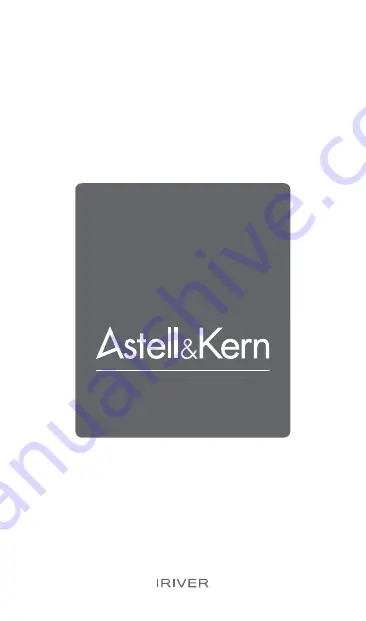 IRiver Astell & Kern AK500A Скачать руководство пользователя страница 24