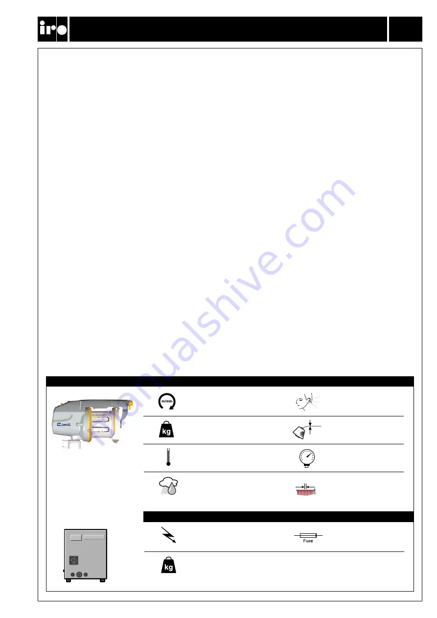 IRO Laser G2 Operating Instructions Manual Download Page 3