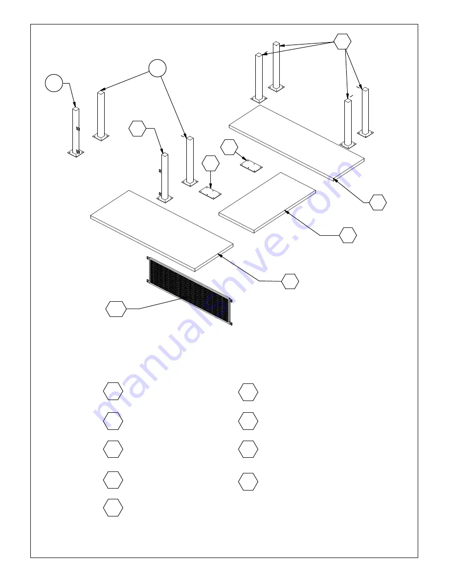 Iron Age Office FORTIS U-SHAPE Assembly Instructions Manual Download Page 3