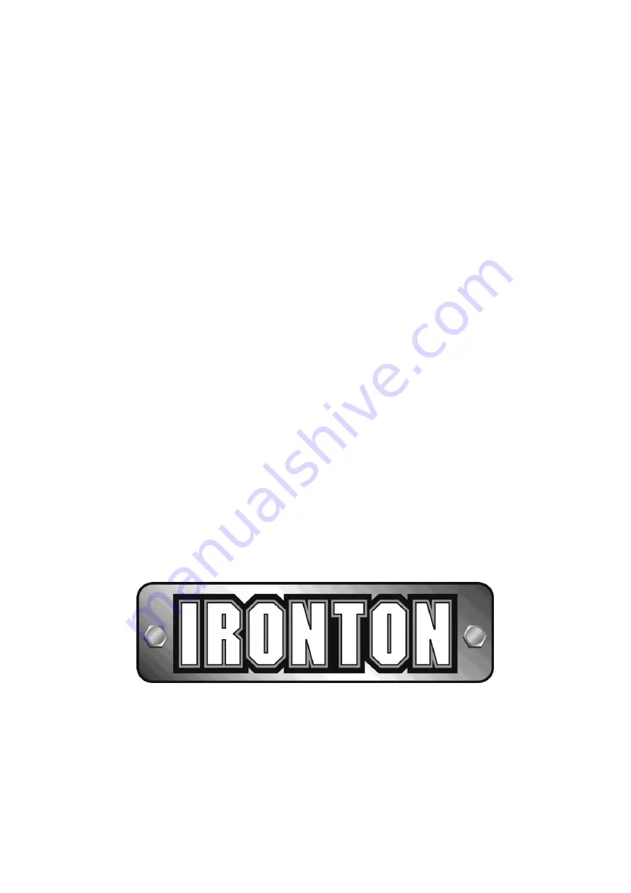 Ironton 50134 Owner'S Manual Download Page 17