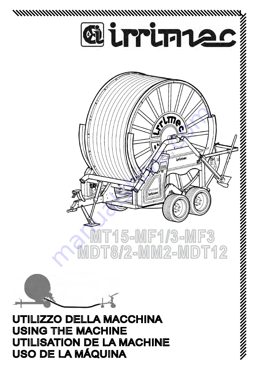 Irrimec MASTER MDT12 Operating And Service Manual Download Page 105