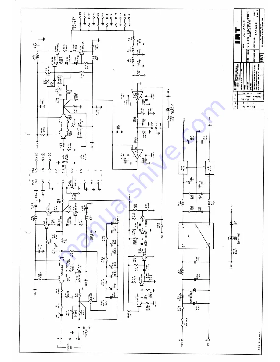 IRT VA-100NC Instruction Manual Download Page 11