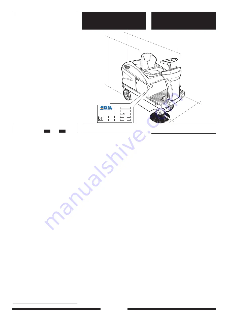 Isal PB 111 E Instruction And Maintenance Manual Download Page 8